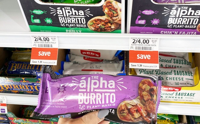 5 FREE Alpha Foods Burrito