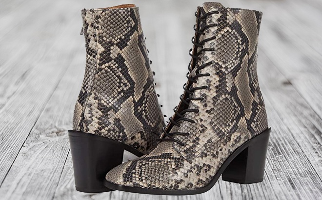 frye snakeskin boots
