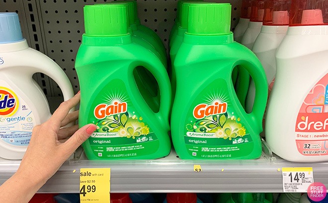 Gain Laundry Detergent $2.99 (Reg $8) - 9¢ Per Load!
