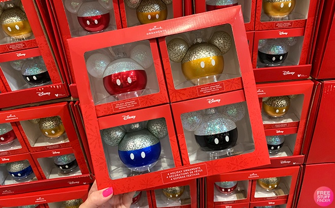 Mickey Mouse Ornaments 4-Pack $24.99