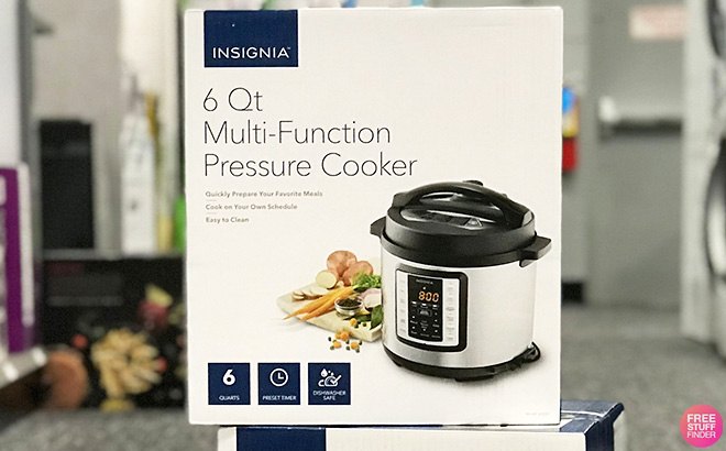 Insignia 6-Quart Pressure Cooker $25 (Reg $60)