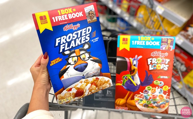 2 Kellogg’s Cereals $1.38 Each