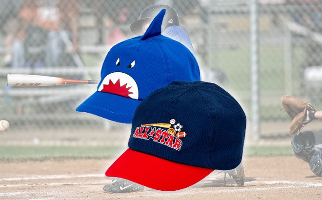 Kids Baseball Hat 2-Pack $4