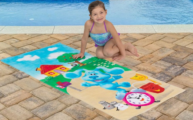 Kids 2-Piece Beach Towel Set $6.47 (Reg $16)