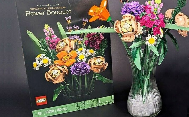 LEGO Flower Bouquet Set $40 Shipped