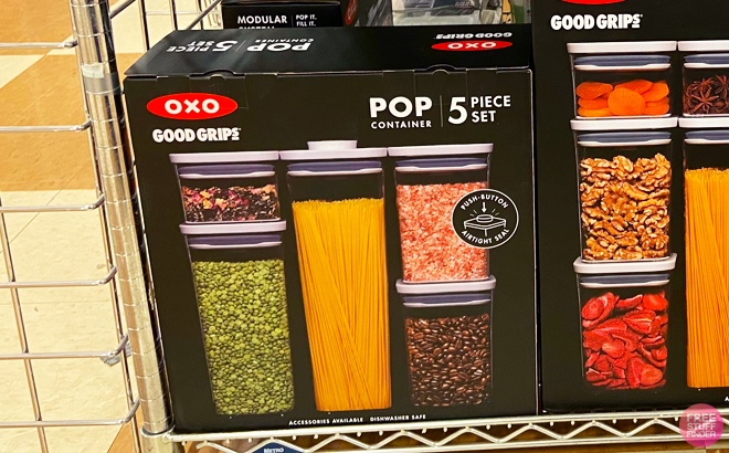 OXO Pop 5-Piece Containers $32 Shipped