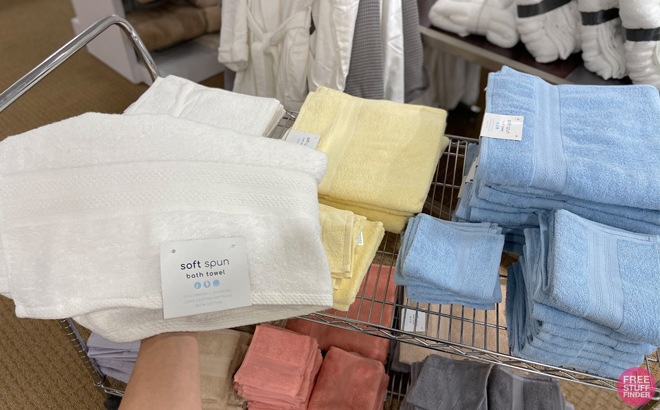 4-Piece Bath Towel Set $11.79