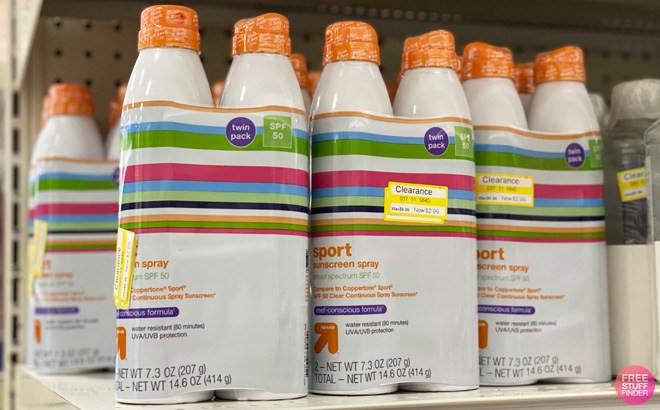 70% Off Sunscreen Spray Packs at Target!