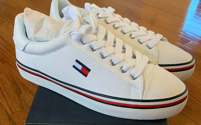 Tommy Hilfiger Women's Sneakers $34 Shipped