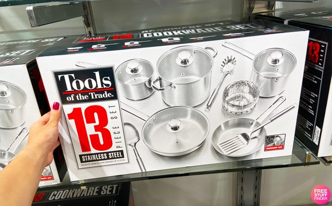 Tools of the Trade 13-Piece Cookware Set $38 Shipped