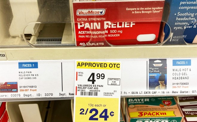 Walgreens Clearance Find: Pain Relief Capsules 2 for 24¢