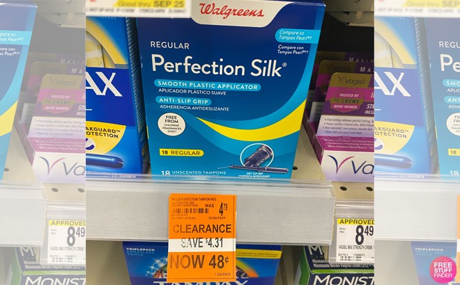 Walgreens Clearance Find: Walgreens Tampons 48¢