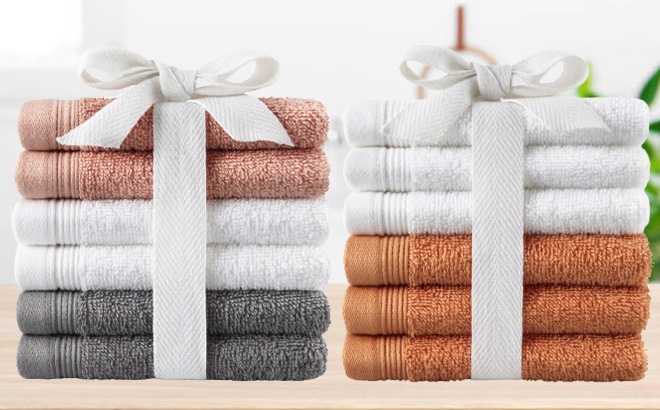 Washcloth 6-Piece Set $3.49