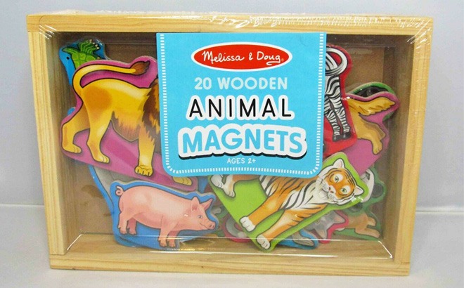 Melissa & Doug 20-Count Wooden Animal Magnets $ | Free Stuff Finder