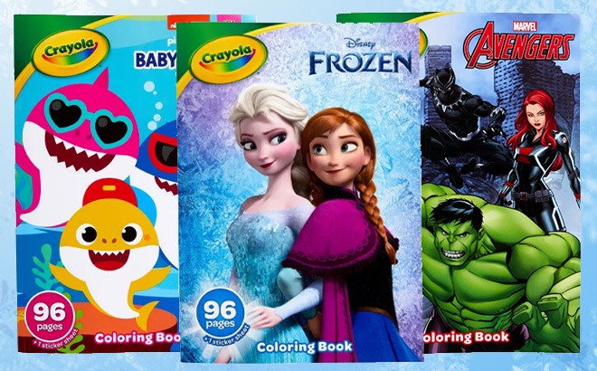 96-Page Crayola Coloring Book $1.60