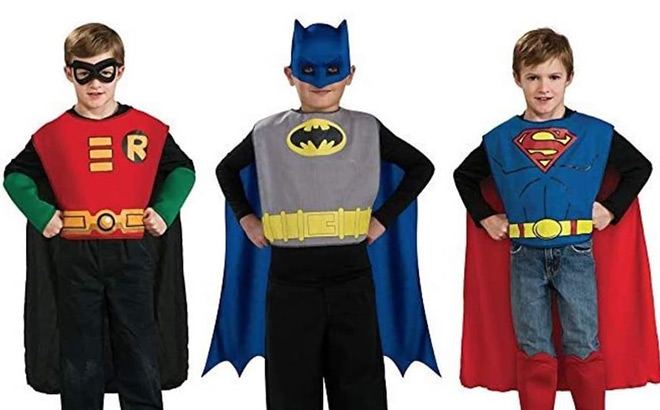 DC Comics Kids Trio Costume Set $15!