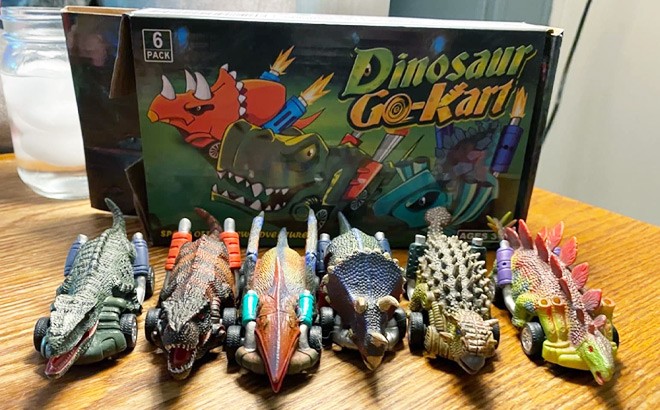 Dinosaur Car Toy 6-Pack $10 (Reg $30)