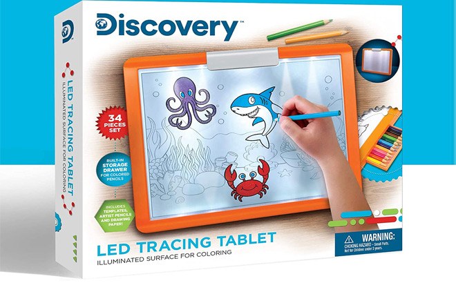 Discovery 34-Piece Tracing Tablet Set $8.99 + FREE Pickup