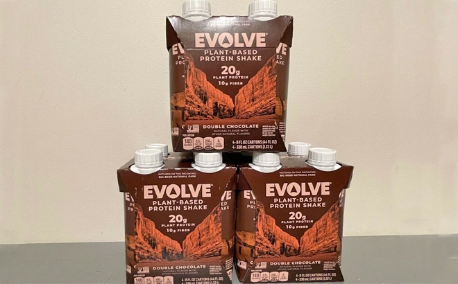 FREE 4-Pack Evolve Protein Shake!