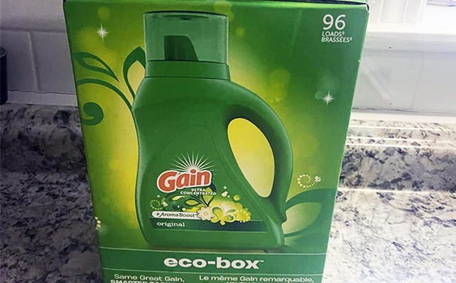 Gain Detergent Eco-Box 96-Loads for $10.77!