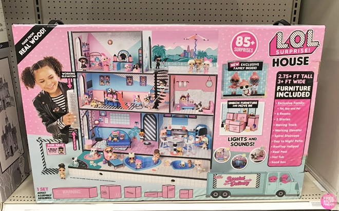 L.O.L. Surprise! Real Wood House $149 Shipped