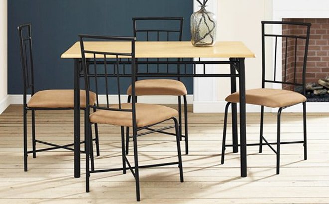 Mainstays 5-Piece Dining Set $135 Shipped!