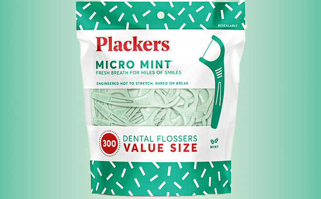 thumbnail interactive-video image 1 of Micro Mint Dental Floss Picks, 300 Count – USA Made, Unbranded Bulk Pack 1 of 4
