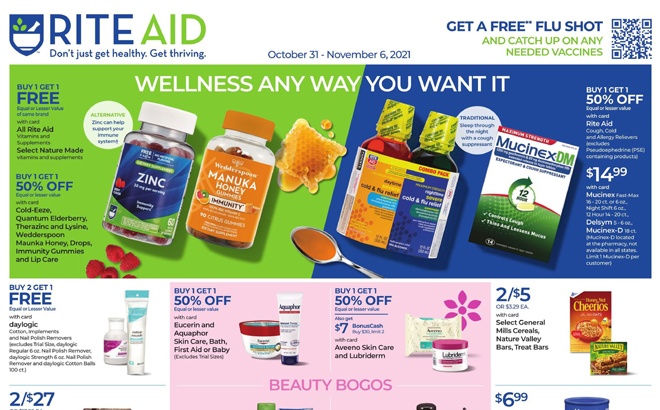 Rite Aid Ad Preview (Week 10/31 – 11/6)