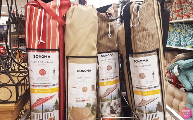 Sonoma 9-Foot Table Umbrella $52 + $10 Kohl’s Cash