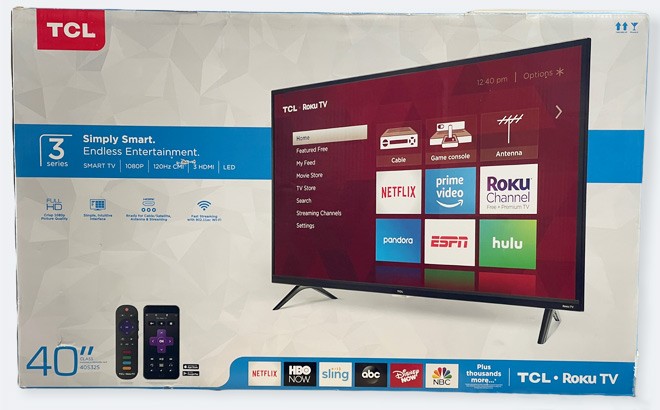TCL 40-Inch Smart Roku TV $229 Shipped!