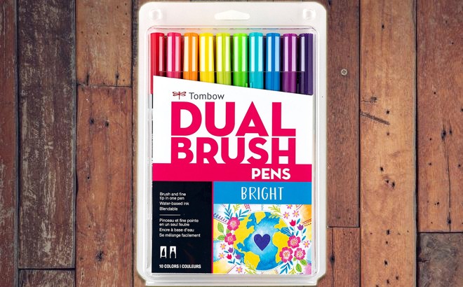 Tombow Dual Brush Pen 10-Piece Set $12