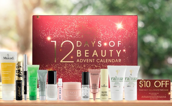 12-Piece Beauty Advent Calendar $49 Shipped ($128 Value)