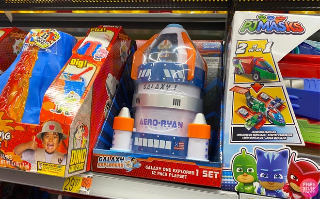 Ryan's World 12-Piece Rocket Playset $15 (Reg $30) | Free Stuff Finder