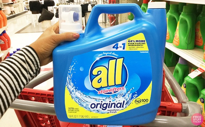 All Laundry Detergent $3.79 Each at Target!