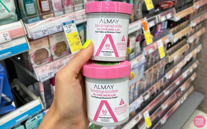 Almay Eye Makeup Remover 80-Pads $1.49 Each