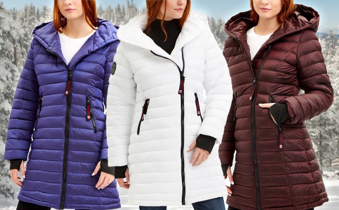 Canada Weather Gear Puffer Coats $50!