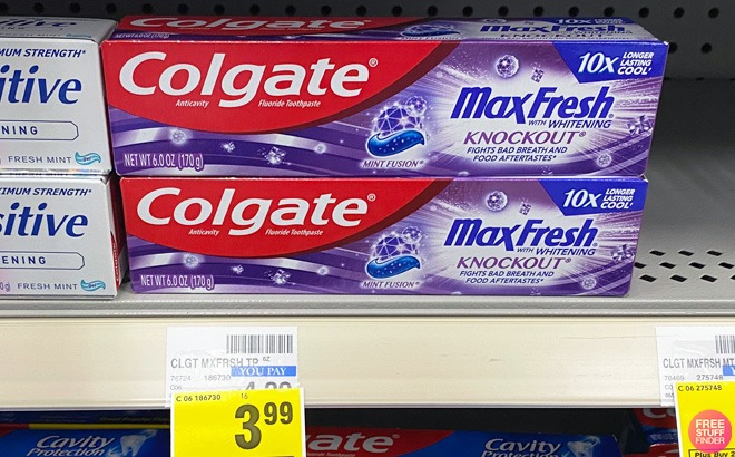 Colgate Toothpaste 24¢ Each at CVS!