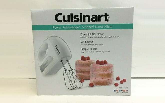 Cuisinart 6-Speed Hand Mixer $18.99