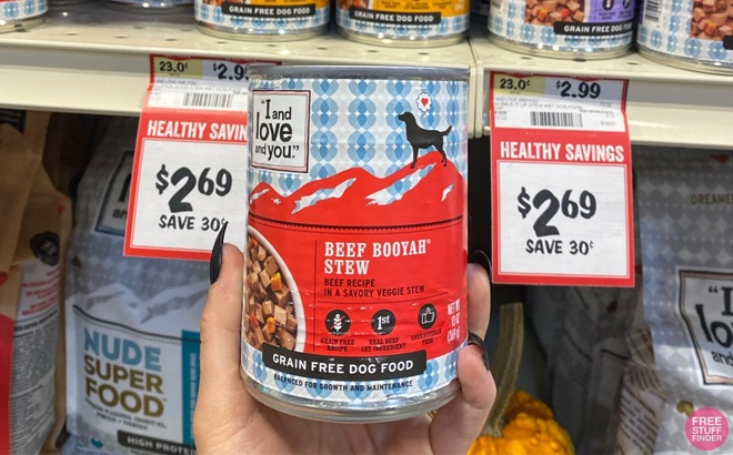 2 Wet Dog Food 60¢ Each at Sprouts