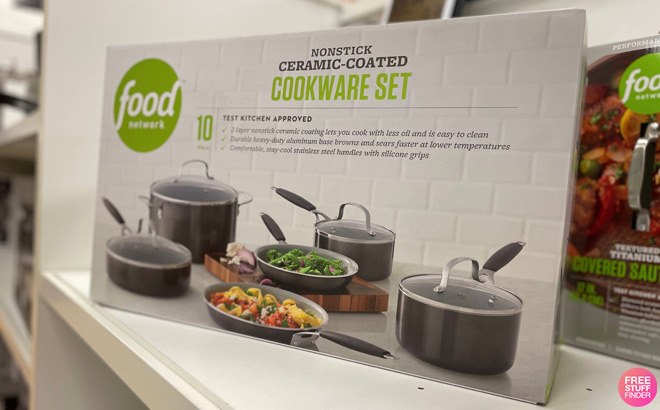 Kohl's  Food Network 10-Pc Cookware Set JUST $32 Shipped! (Reg $130)