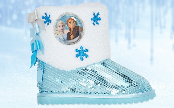 Disney Frozen Girls Boots $29 (Reg 45)!