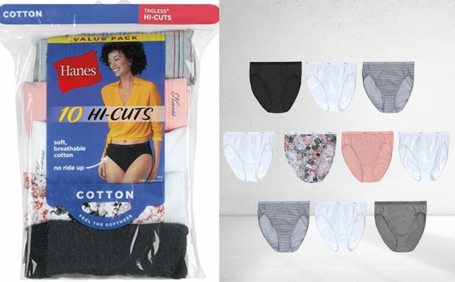 Hanes Women's 10-Pack Panties $10.49 Each