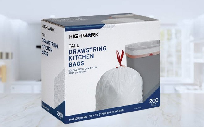 Kitchen Trash Bags 200-Count $10 (Reg $26)