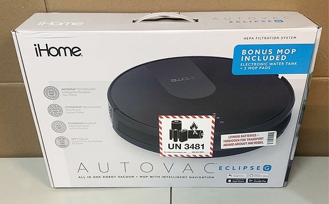 iHome Robot Vacuum Mop $149 Shipped (Reg $400)