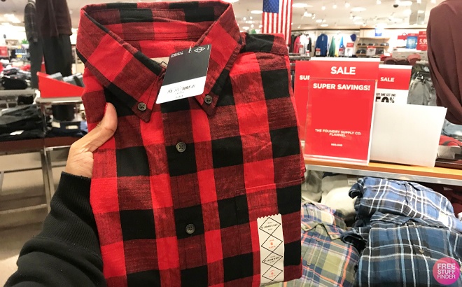 Men's Flannel Shirt $12.60 (Reg $30)