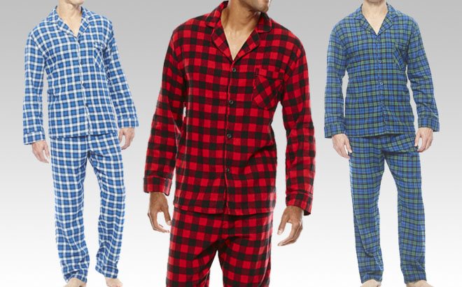 Men's Flannel Pajama Set $20.99 (Reg $35)