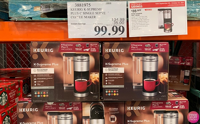 Keurig K-Supreme Plus Coffee Maker $99.99