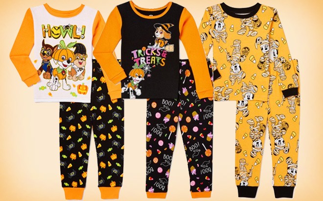 Kids' Halloween Pajamas $5!