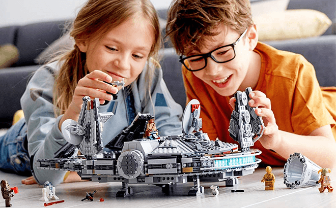 LEGO Star Wars Millennium Falcon Building Set $128 Shipped