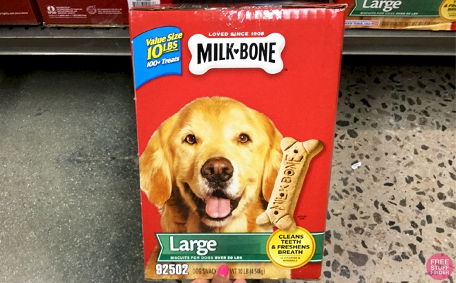 Milk-Bone 10-Pound Dog Treats $4